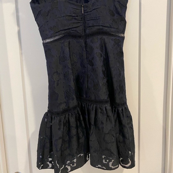 Rebecca Taylor Dress - Navy blue and black size 4 - Picture 4 of 4
